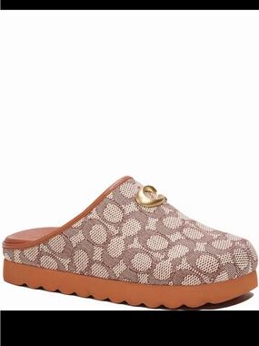 Hadley Signature Logo Print Jacquard Clogs